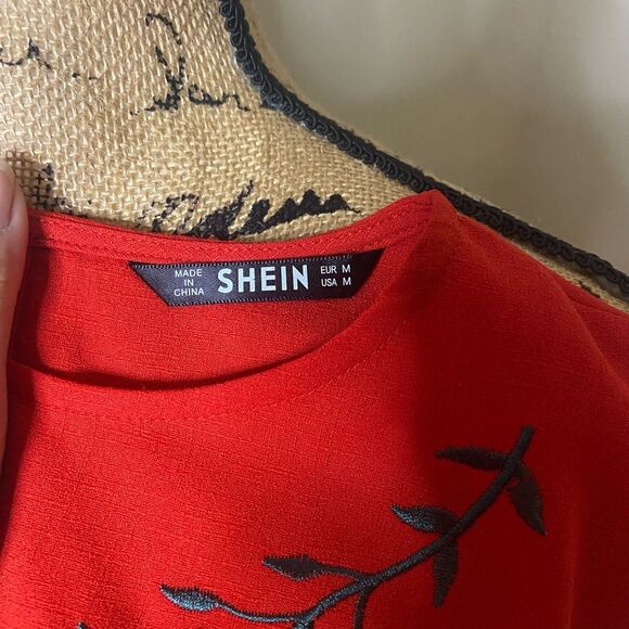 SHEIN Women's Embroidered Mini BOHO Pullover Dress - Picture 6 of 8